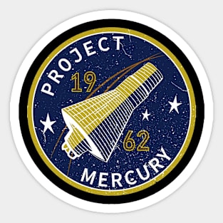 Project Mercury NASA Sticker